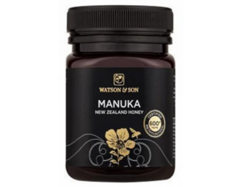 Watson & Son Manuka Honey 600+ Premium 'Black Label' 500g