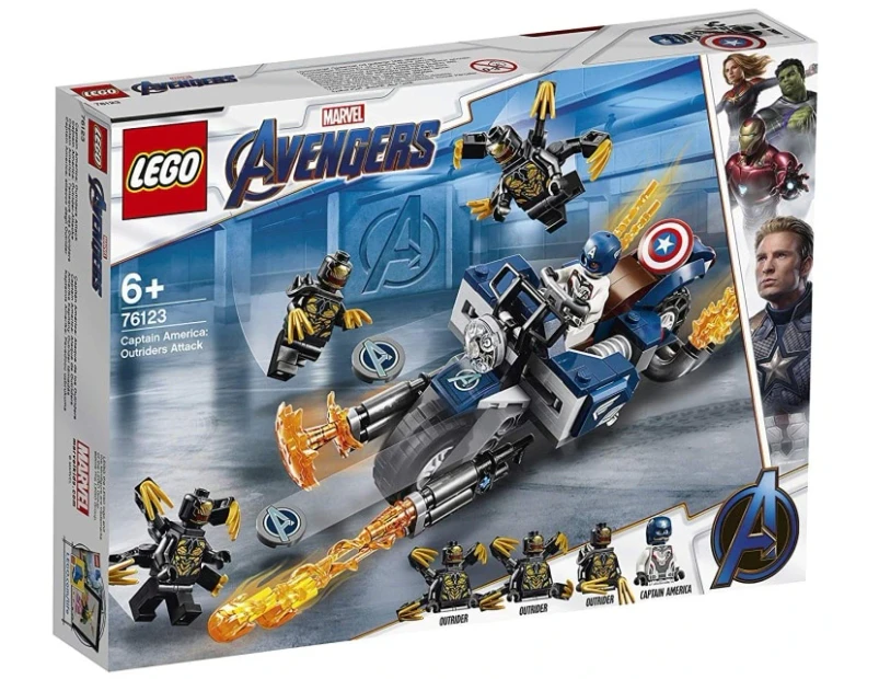 LEGO® 76123 Captain America: Outriders Attack Super Heroes Avengers Endgame