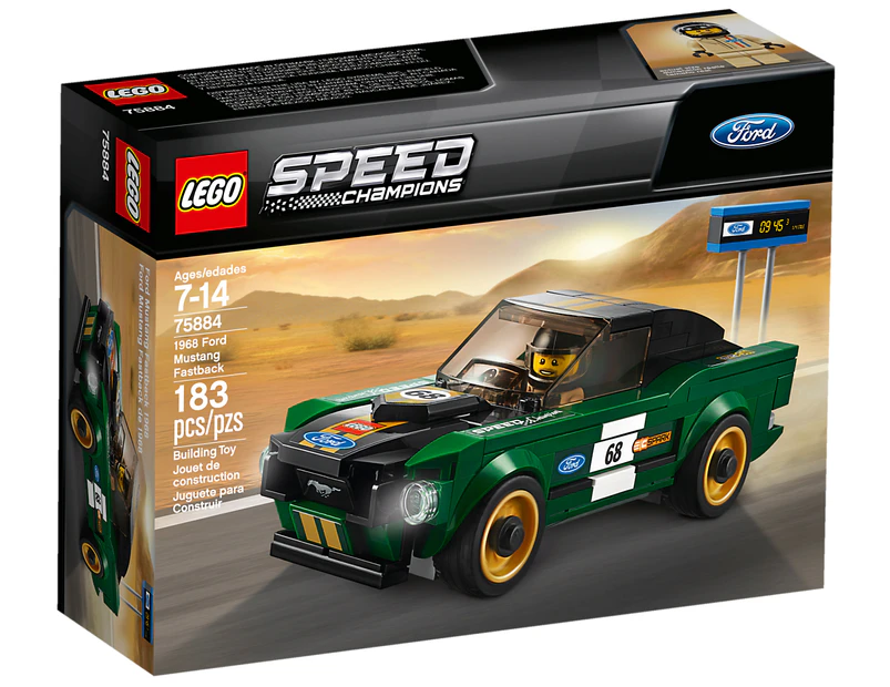 LEGO 75884 1968 Ford Mustang Fastbac Speed Champions