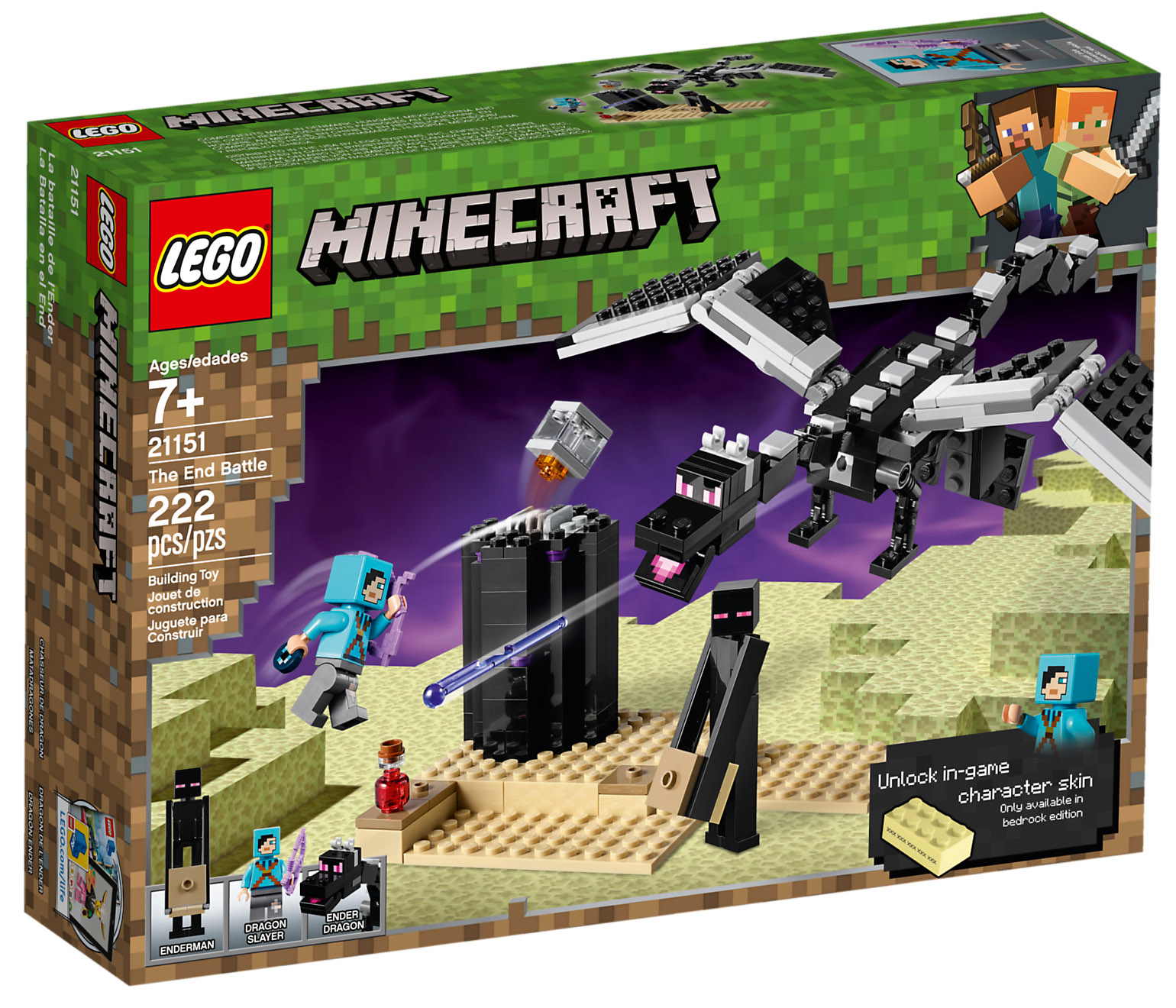 Ender Dragon - Lego Minecraft Figures minifig 21151