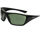 Bolle - Spectacles - Hustler - Hard Coat - Grey/Green Polarised Lens - Black Frame