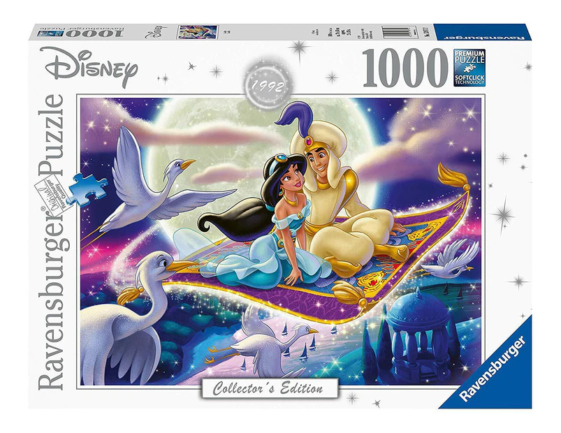 Ravensburger Disney Moments 1992 Aladdin 1000-Piece Collector's Edition Jigsaw Puzzle