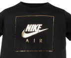 Nike Girls' Sportswear Crop Nike Air Drop Tee / T-Shirt / Tshirt - Black