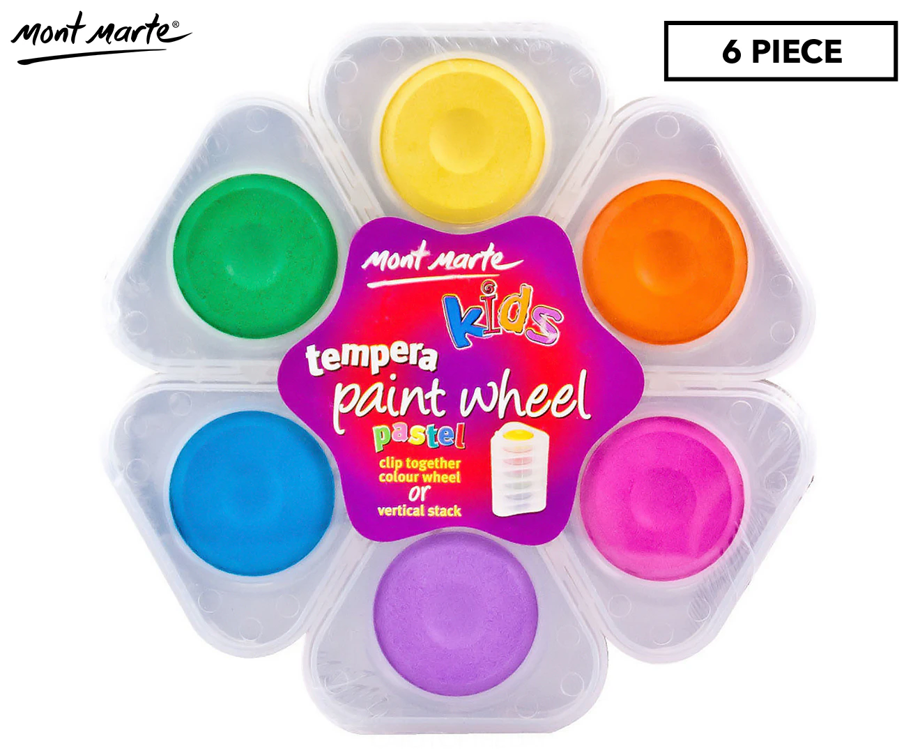 Mont Marte Kids Pastel Tempera Paint Wheel