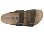 Birkenstock Unisex Arizona Soft Footbed Regular Fit Sandals - Desert Soil Green