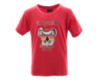 Kids Boys Girls Christmas Xmas T Shirt Tree 100% Cotton [Design: Koala w Sunglasses] - Red