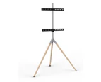 One For All 32-65" Tripod Universal TV Stand - Oak/Silver Grey