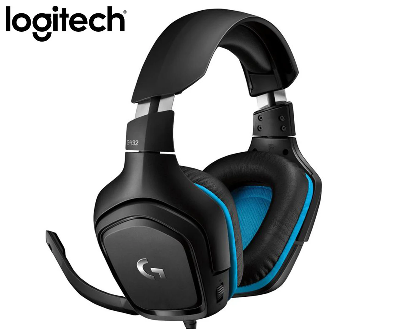 Logitech G432 Wired 7.1 Surround Sound Gaming Headset