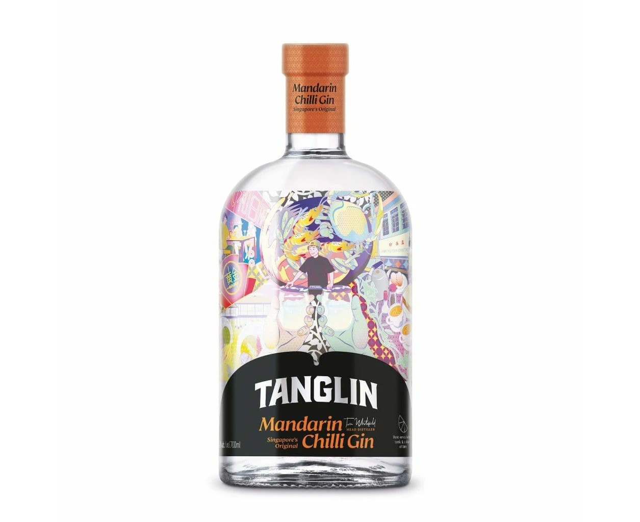 Tanglin Mandarin Chilli Gin 42% 700 ml - Singapore's First Award Winning Gin Distillery