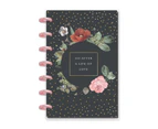 Me & My Big Ideas - Happy Planner 12-Month Dated Deluxe Mini Planner 7in x 4.625in - Vintage Botanical, 12 Month Undated