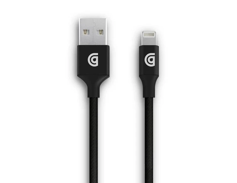 GRIFFIN USB TO LIGHTNING USB PREMIUM BRAIDED CHARGE-SYNC CABLE (1.5M) - BLACK