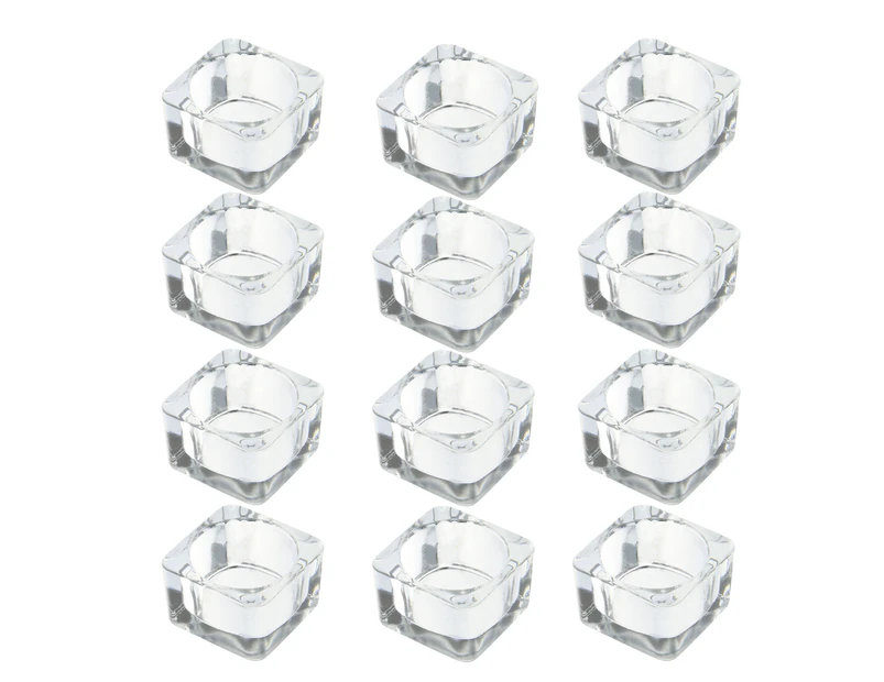 Square Tealight Candle Holder | M&W Set of 12