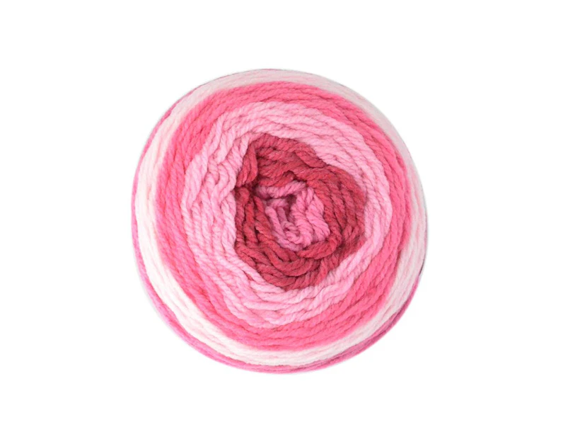 Poppy Crafts Cake Ball Yarn 200g - Pink Mix - 100% Acrylic*