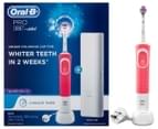 Oral-B Pro 100 3D White Polish Electric Toothbrush - Pink 1