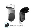 Gravity Magnetic Car Phone Holder Air Vent Mount For Apple & Iphone devices - Black (AU Stock)