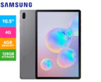 Samsung 10.5" Galaxy Tab S6 128GB Wi-Fi + 4G w/ S-Pen - Mountain Grey SM-T865NZAAXSA