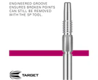 Target - Swiss Firepoint Dart Points - 26mm 30mm - Silver 26mm