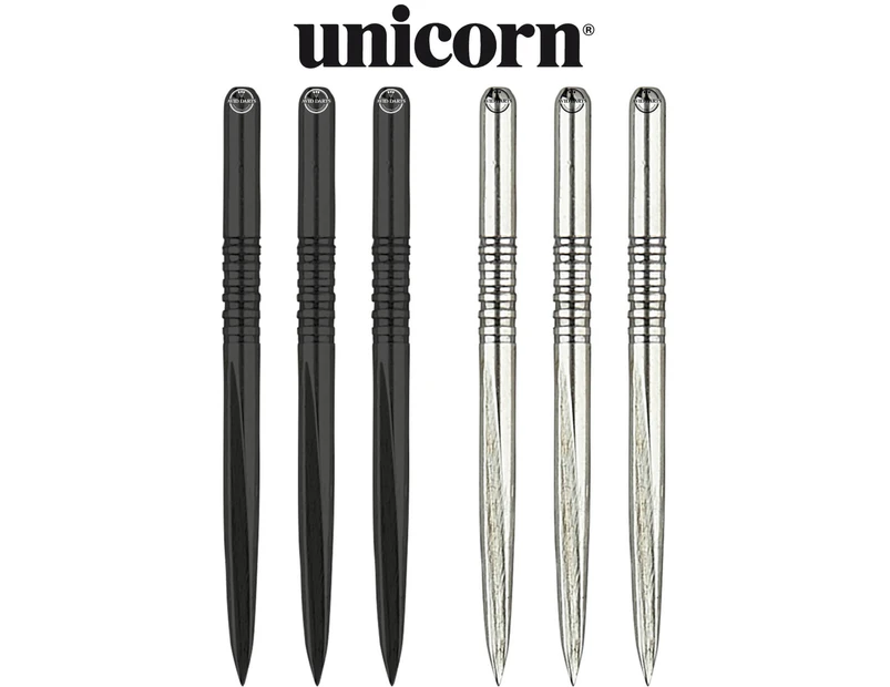 Unicorn - Volute Grooved Dart Points - 36mm - Black