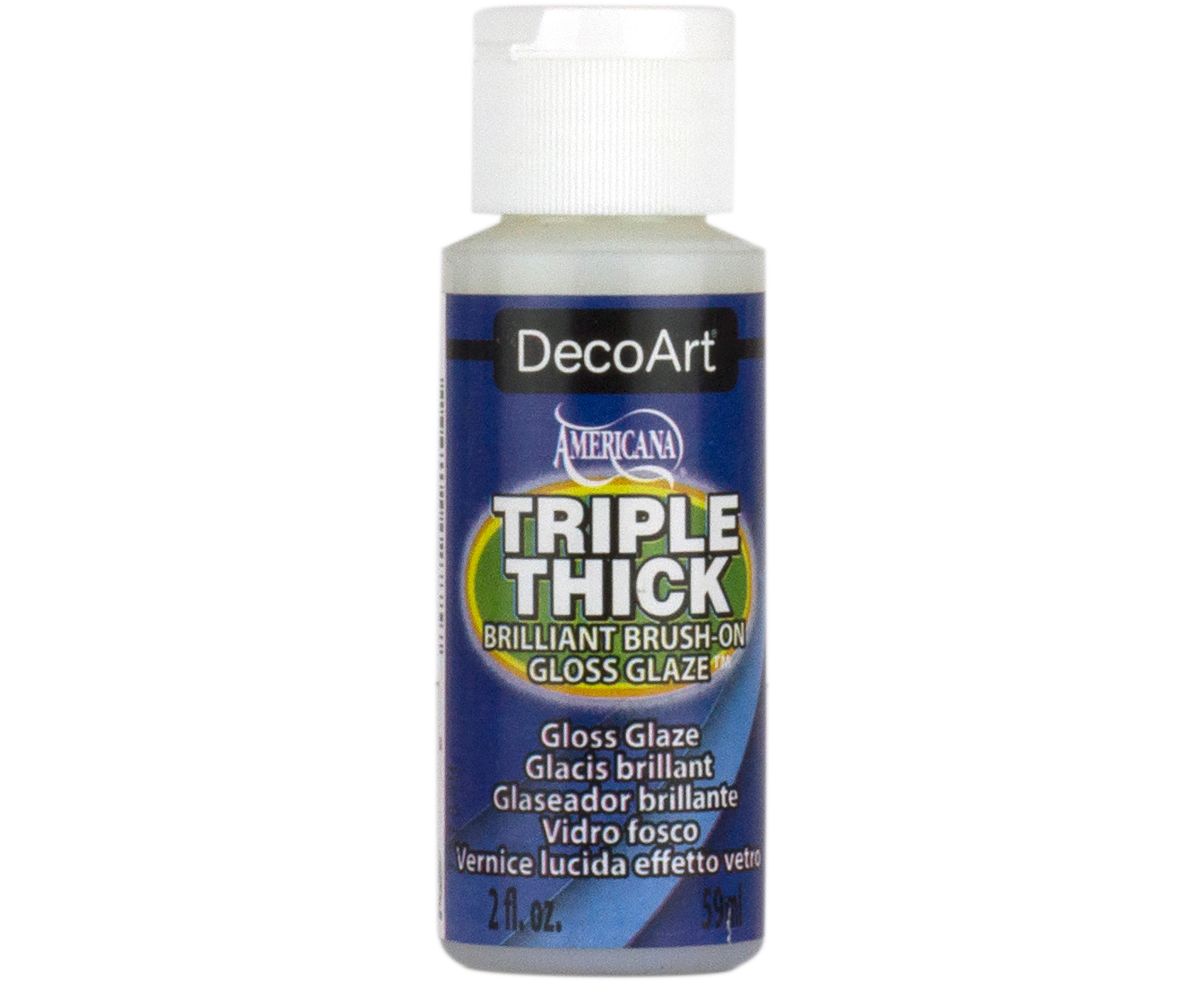 Triple Thick Brilliant Brush-On Gloss Glaze 2Oz