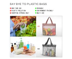 LOKASS Reusable Mesh Produce Bags Nylon Small Mesh Beach Bags-Transparent