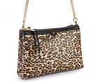 Kate Hill Paula Crossbody Bag - Black Leopard