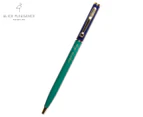 Alice Pleasance Wonderland Impossible Things Small Pen - Navy/Emerald Green