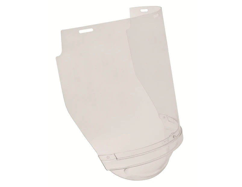Protector Thermoguard+ Chinguard Visor - 1mm Thick - Flared - High Impact - Clear - 225 x 400mm - V9F418CG