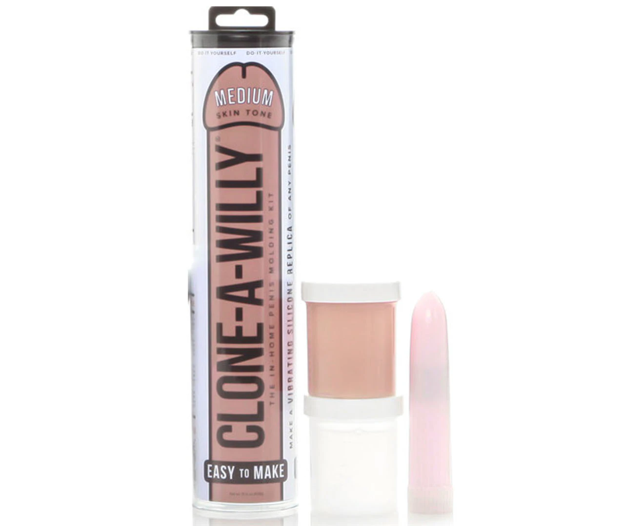 Buy the Clone-A-Willy Light Skin Tone Silicone Refill Kit - Empire