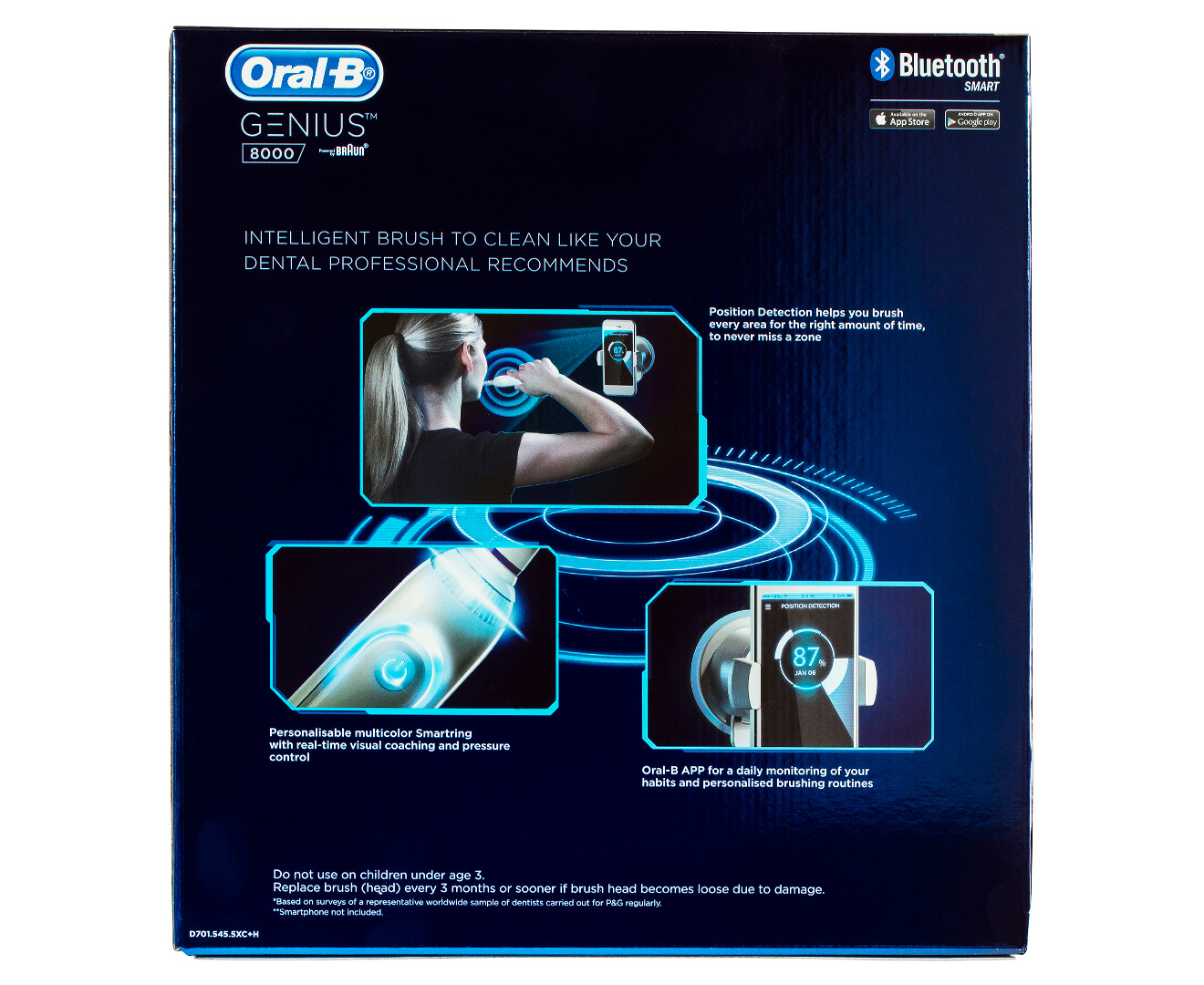 oral b power toothbrush genius series 8500 silver exclusive pack