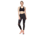Nike Women's All-In Sport Stripe 7/8 Tights / Leggings - Black