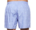 Polo Ralph Lauren Men's Polo Hanging Woven Boxer Shorts - Beach Blue