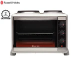 Russell Hobbs RHTOV2HP Compact Kitchen Electric Toaster Oven 30L w/Hotplate/Rack