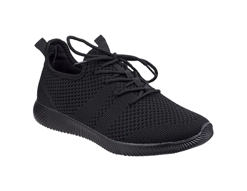 Divaz Womens Heidi Knit Shoes (Black) - FS5108