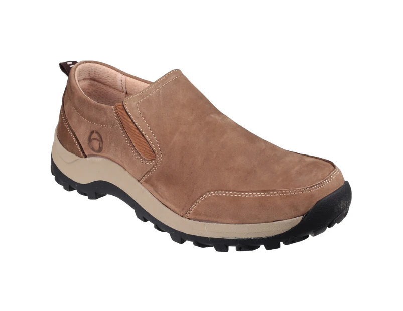 Cotswold Mens Sheepscombe Slip On Twin Gusset Shoes (Tan) - FS3465