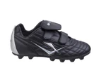 Mirak Forward Moulded / Boys Boots / Football/Rugby Boots (Black/Silver) - FS1345