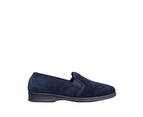 Mirak Shepton Slip-On Slipper / Mens Slippers / Classic Slippers (Navy) - FS905