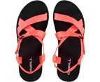 O´Neill Womens Wedge Touch Fasten Sandals (Fluoro Peach) - NL540