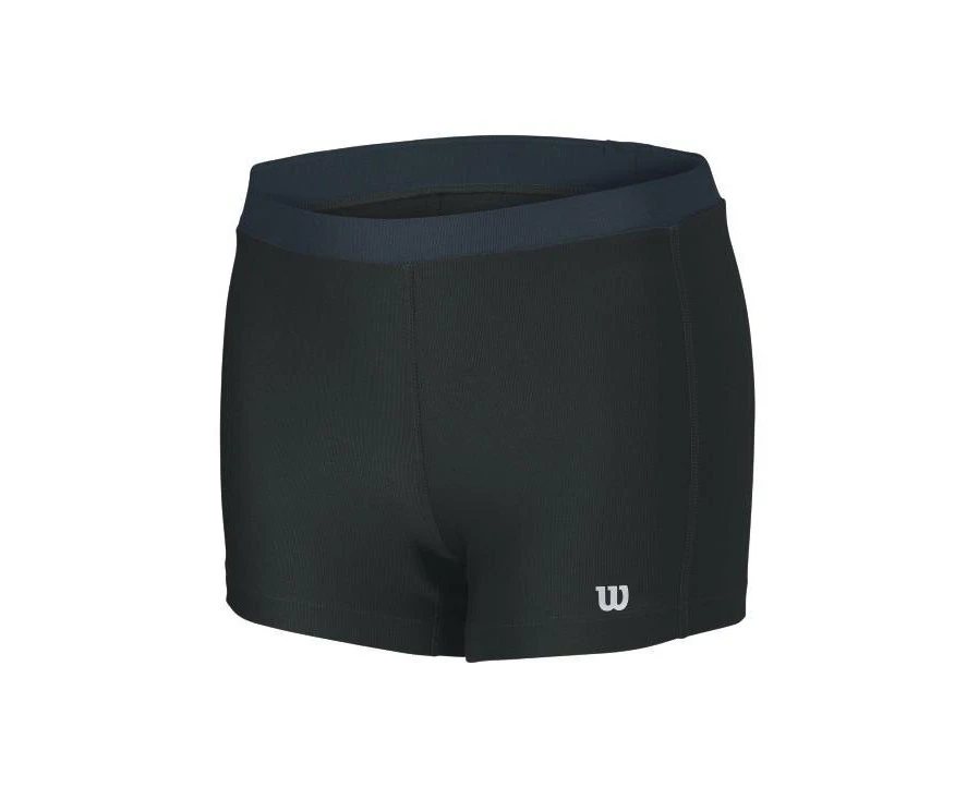 Wilson Girl's Tennis Compression Shorts NanoWIK Sport Kids - Black