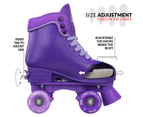 infinity SODA POP Size Adjustable Roller Skates - Go Go Grape Purple Glitter