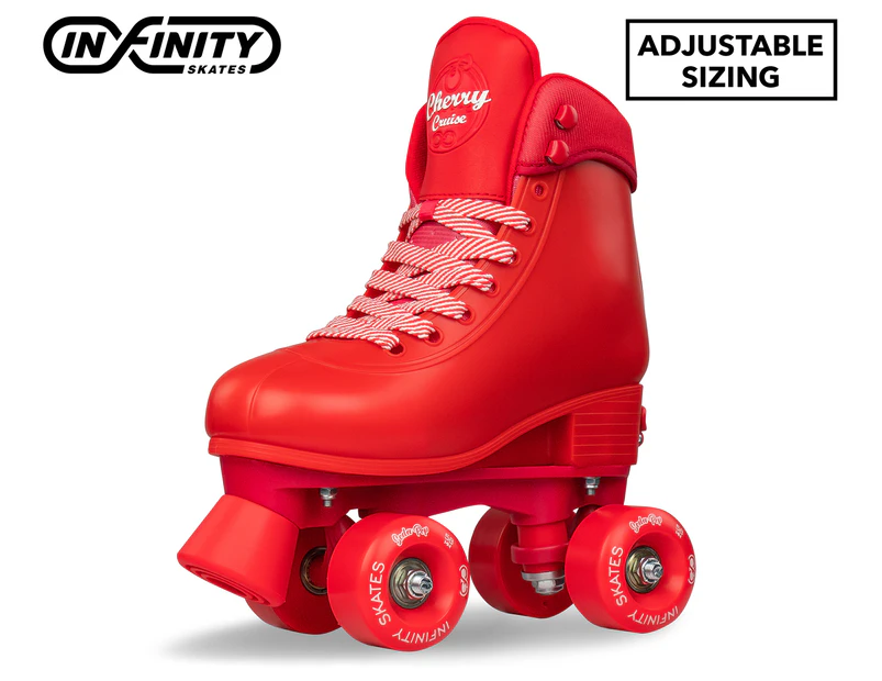 infinity SODA POP Size Adjustable Roller Skates - Cherry Cruise Red