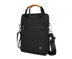 WIWU Pioneer Tablet Bag for iPad Pro 9.7 10.2 10.5 11 Shockproof Handle Bag Cross-Body Bag Shoulder Tablet Bag-Black -black