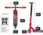 infinity REVEL Stunt Park Pro Scooter - Red/Black