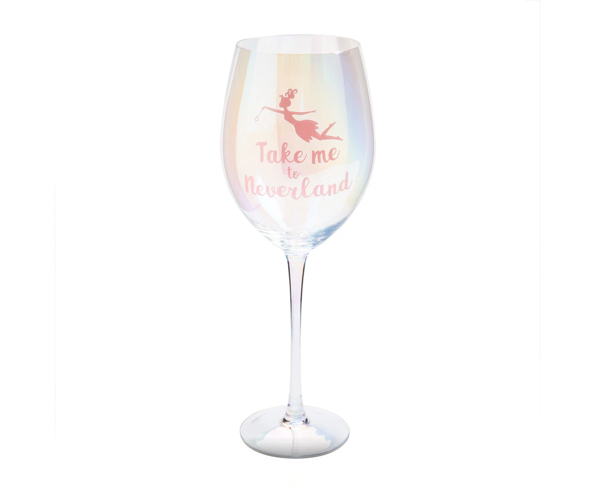 Take me to Neverland Tallulah Aurora Wine Glass