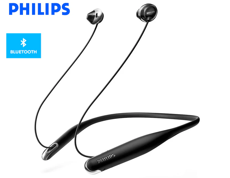 Philips Flite Hyprlite Wireless Neckband Headphones - Black