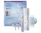 Oral-B Genius 9000 (Purple) Electric Toothbrush helps you protect your delicate [G9000PU]