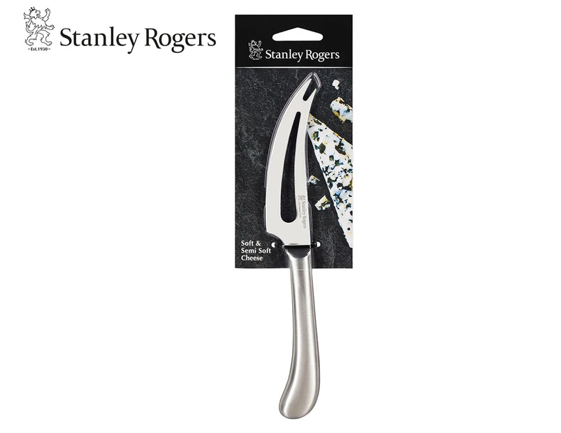 Stanley Rogers Pistol Grip Slotted Soft Cheese Knife