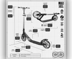 infinity LON | London Big Wheel Commuter Scooter - Gold