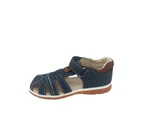 Grosby Lance Sandals Velcro Strap Covered Toe Heel In Boys/Youth Size