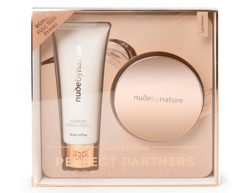 Nude by Nature Perfect Partners Limited Edition Makeup Set - Light/Medium