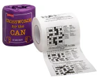 Jokes & Puzzles Crosswords for the Can Novelty Toilet Paper